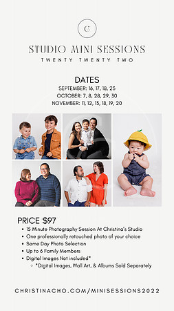 Mini Sessions 2022